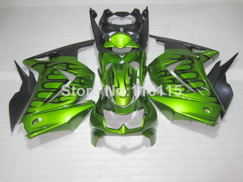 Подходит для Kawasaki Ninja Обтекатели 250r 2008 2014 литье под давлением 08 14 черный цвет