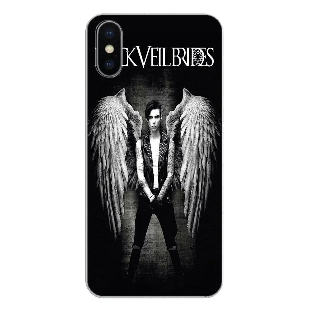 Black Veil Brides For iPhone XS Max XR X 4 4S 5 5S 5C SE 6 6S 7 8 Plus Samsung Galaxy J1 J3 J5 J7 A3 A5 Silicone Phone Cover Bag |