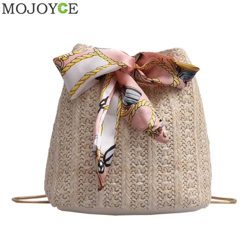 Белый Соломенная пляжная сумка Bolsa Feminina, сумка через плечо, сумки через плечо для женщин, сумки для женщин - Цвет: Белый