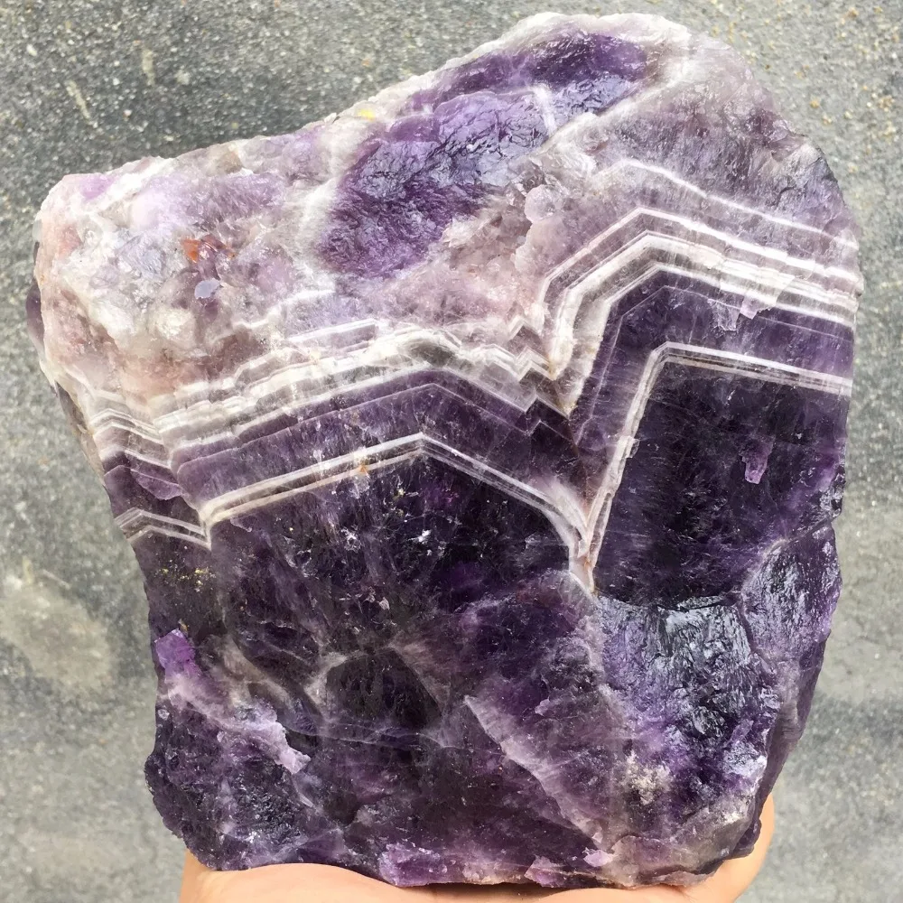 

2kg Natural Dreamy Amethyst Crystal Rough Gemstone Rock Specimen Healing