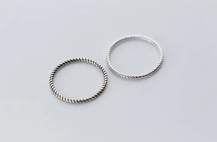 1 шт. очень тонкое кольцо миди из серебра 100% пробы длина мм|fine jewelry|jewelry ringsjewelry jewelry |