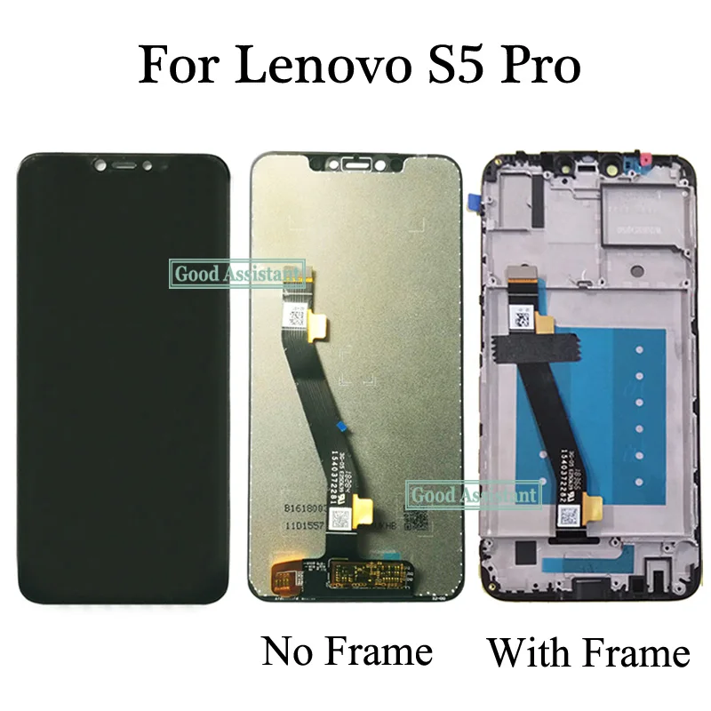Черный 6 2 дюймов для lenovo S5 pro L58041 ЖК дисплей с сенсорным экраном дигитайзер в сборе