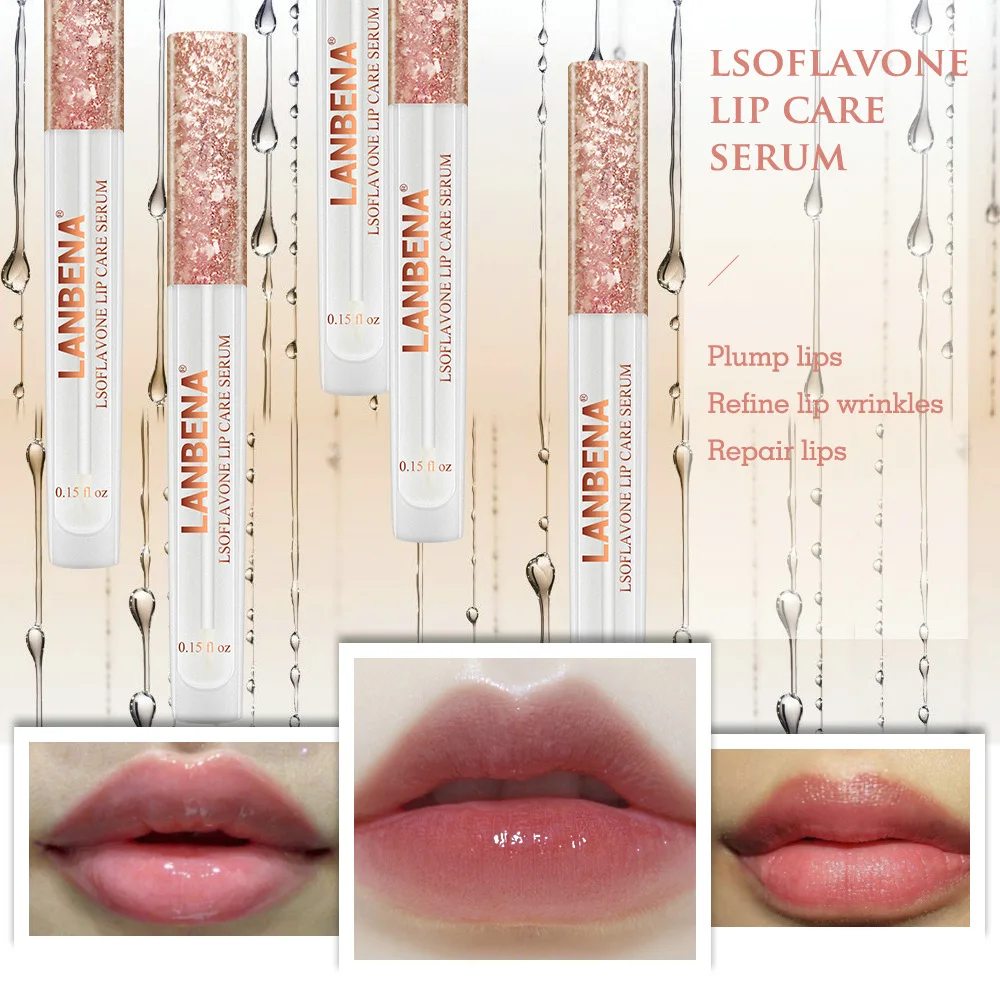 LANBENA Lsoflavone сыворотка для ухода за губами маска губ повышающая эластичность