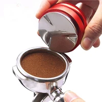 stainless steel 4 color 58mm with heigh adjustable coffee tamper mat coffee tamper coffee press