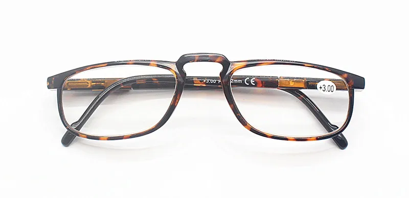 Hanging with pen Ultralight Toughness Anti Fatigue PC Unbreakable Reading Glasses Men Women High Quality Presbyopic Eyeglasses - Frame Color: brown