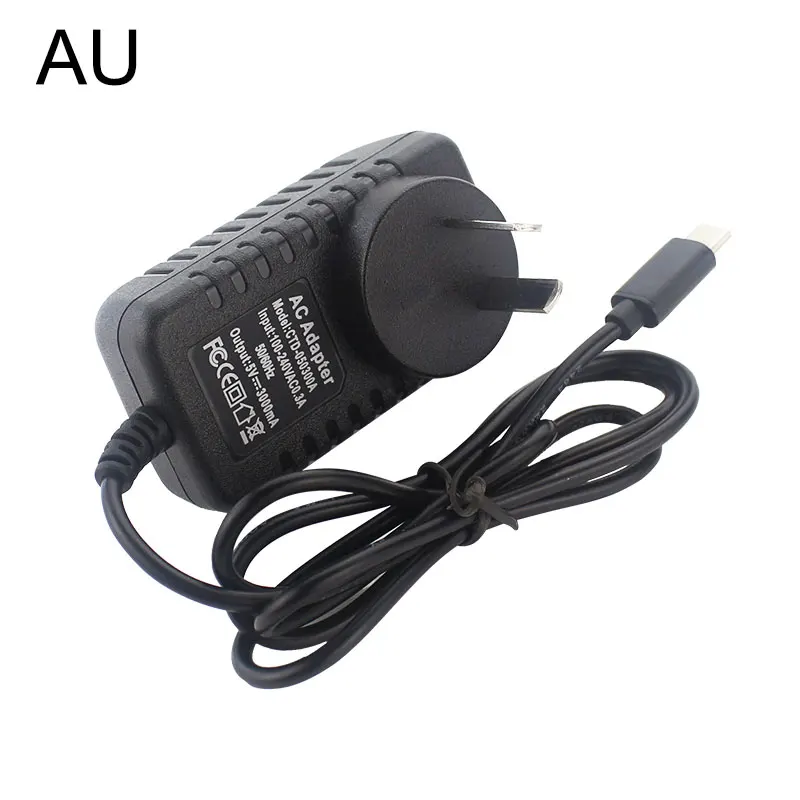 AU Raspberry Pi 4 usb type C адаптер питания USB C зарядное устройство 100-240 в EU US UK AU штепсельная вилка источник питания для Raspberry Pi 4 Модель B - Цвет: AU
