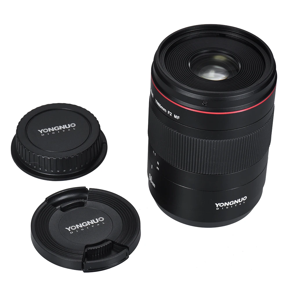 Макрообъектив YONGNUO YN60mm F2 с фиксированным фокусом MF 0 234 m макро ручной фокус для Canon