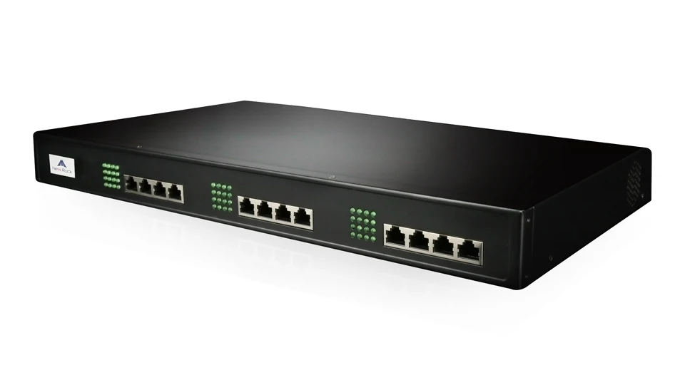 Newrock MX60E-16S VoIP шлюз корпоративный VoIP шлюз с 16 FXS портами Mitel Сертифицированный аналоговый телефон Asterisk Elastix