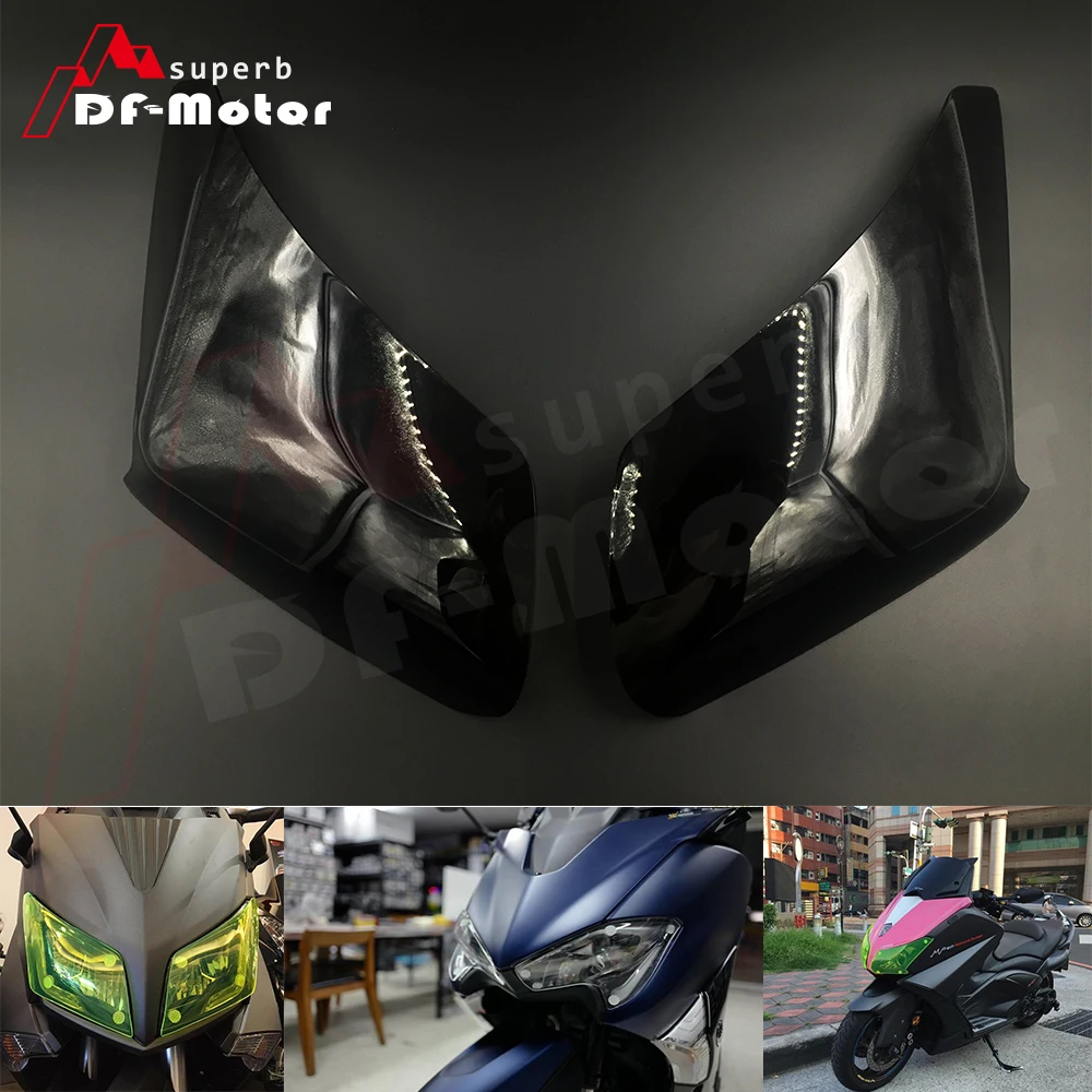 Черный новая мотоциклетная обувь фар Крышка для Yamaha Tmax 530 2012 2013 T MAX 530 экран защитный Accessoris