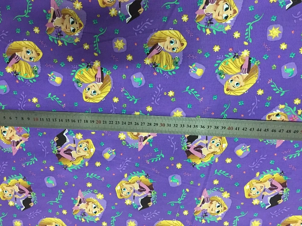 Мультфильм Рапунцель: Запутанная история Принцесса хлопок À coudre Ткани поделки