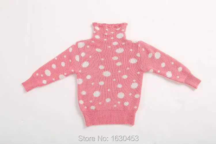Высокое Качество Дети девушки свитер Вязаный пуловер свитера девочка Детская