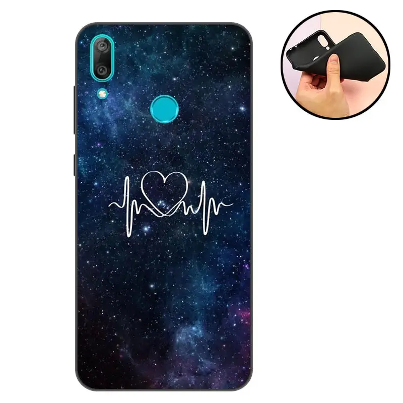 Чехол для 6 26 &quotHuawei Y7 Prime 2019 мягкий матовый чехол Huawei силиконовый телефона из ТПУ Y