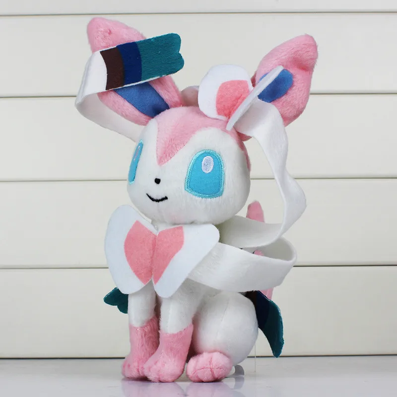 20 см Sylveon плюшевые игрушки брелок сотовый телефон ремень мягкие куклы животных