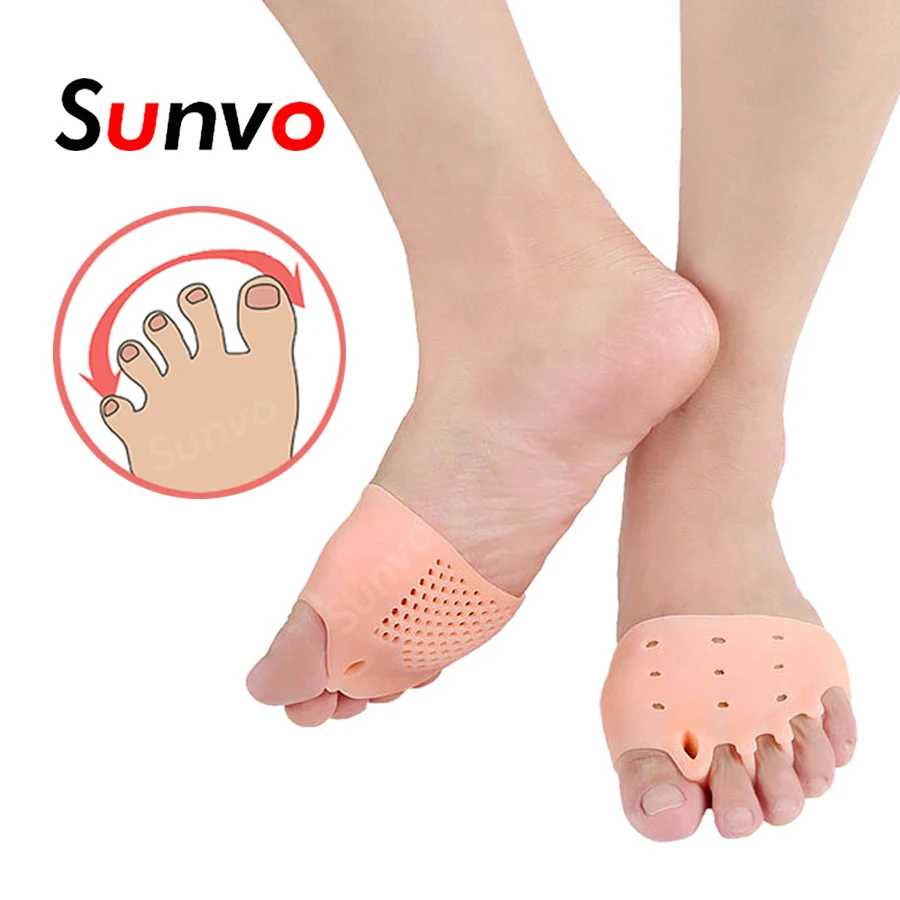 Вставки для вальгусной деформации при разделитель пяти пальцев силиконовые