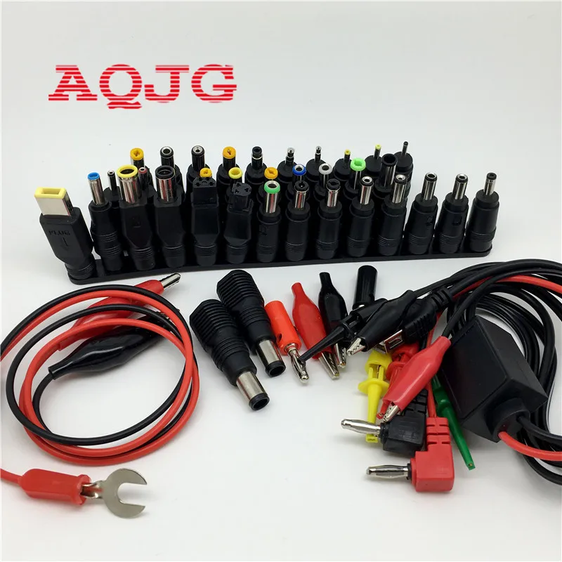 48pcs Universal Laptop AC DC Jack Power Supply Adapter Connector Plug for HP IBM Dell Apple Lenovo Acer Toshiba Notebook Cable