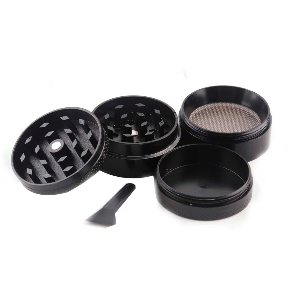 

Alloy black red tobacco smoke smoking cigar cigarette chop pipe tobacco grinder mill mills home decoration crafts products