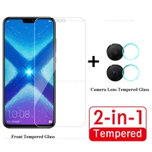 Противоударное закаленное стекло 2 в 1 для Huawei Honor 8X защита экрана