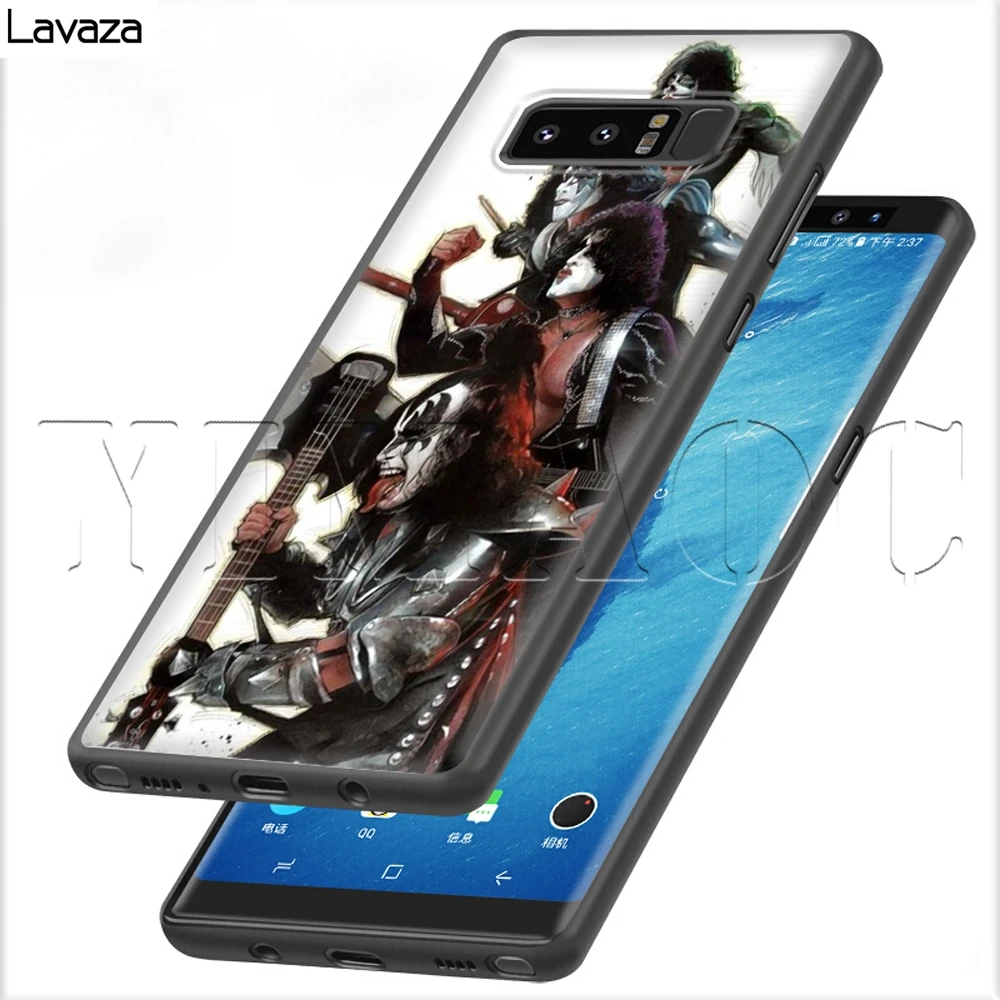 Чехол Lavaza Kiss рок-группы для Galaxy S6 S7 Edge S8 S9 S10e Plus A3 A5 A6 A7 A8 A9 J6 Note 8 9 2018 | Мобильные