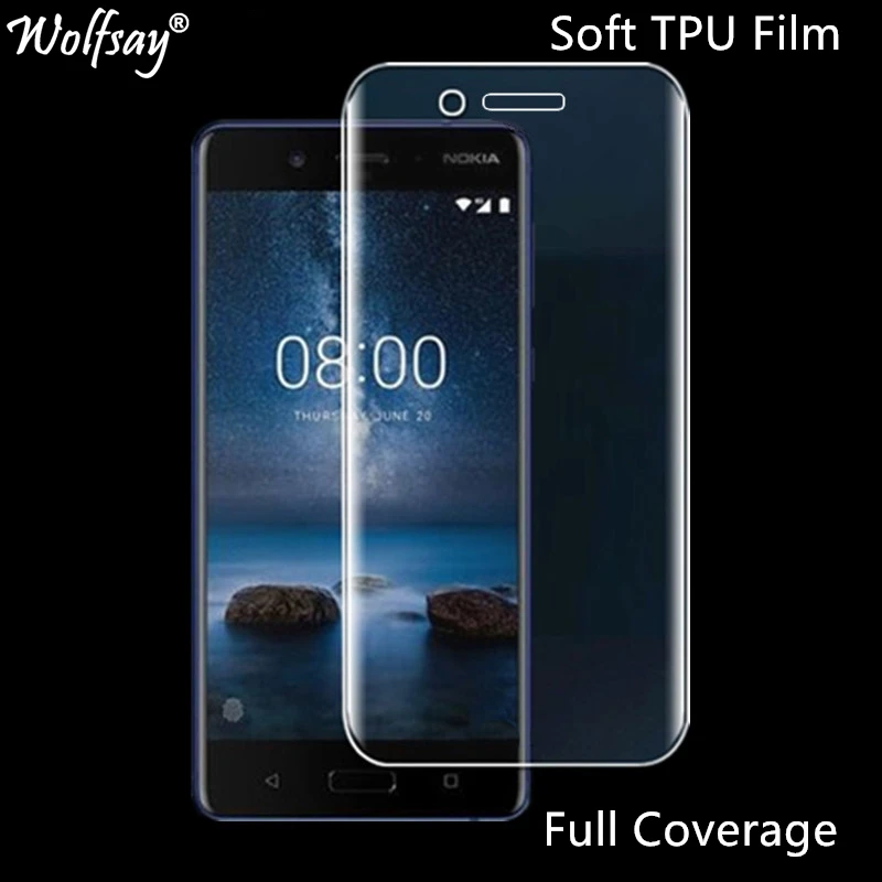 Для защиты экрана Nokia 3 пленка из мягкого ТПУ для полноразмерная Nokia3 мягкое