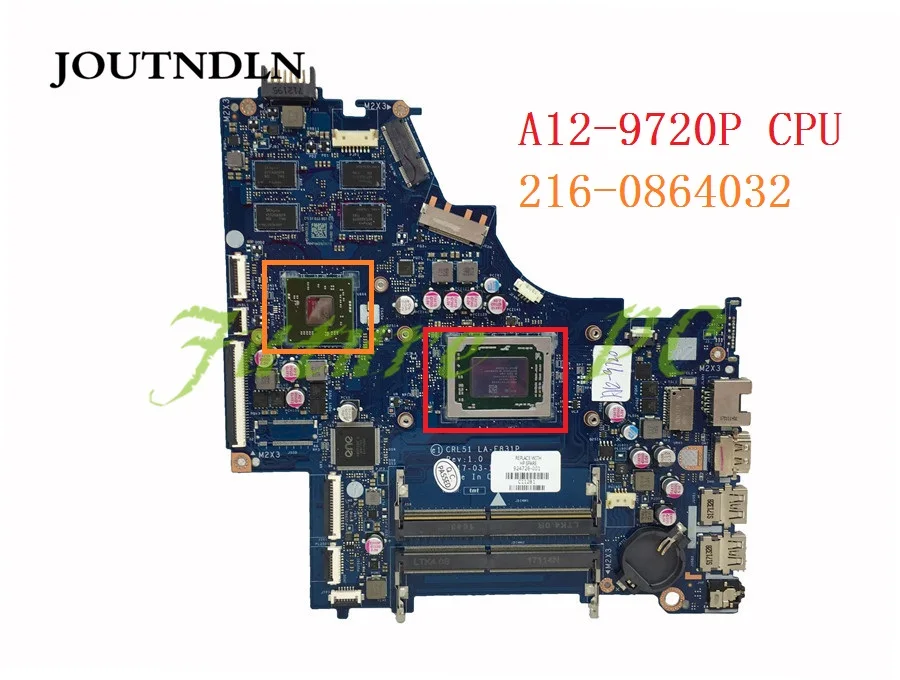 Материнская плата JOUTNDLN для ноутбука HP 15-BW 924726-001 924726-601 Вт/искусственный процессор