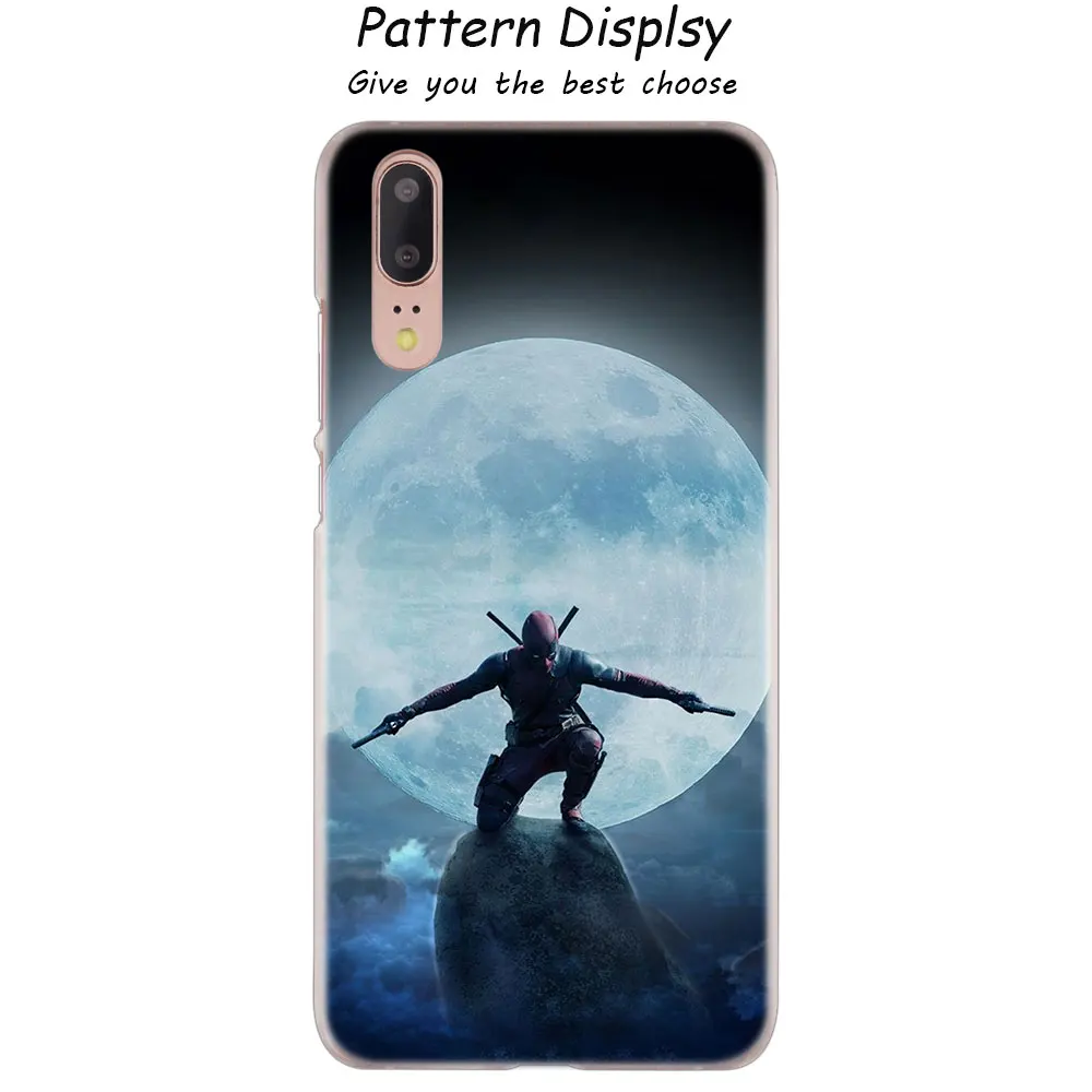 Модный жесткий чехол Marvel с супергероем дэдпулом для huawei P30 P20 P10 P9 P8 Lite P30 P20 Pro Mini PSmart