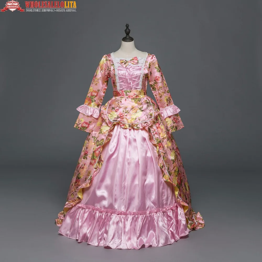 Праздничное платье Антуанетты Marie королевы викторианской красавицы бальное