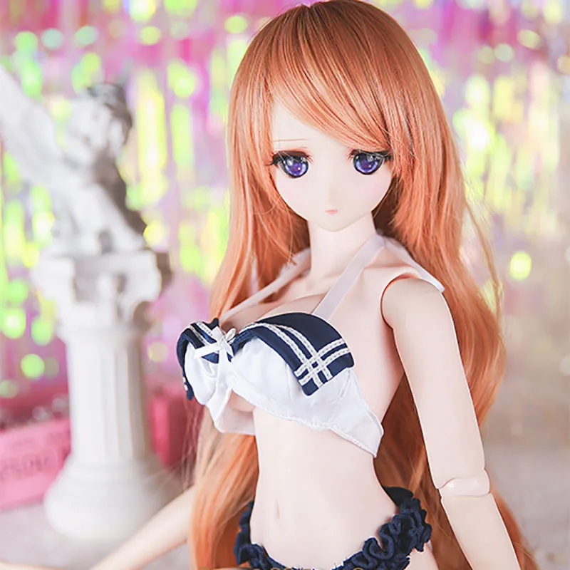 Платье кукла Cateleya BJD 1/3 SDGR DD синее нижнее белье пляжный бикини костюм