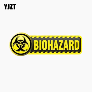 YJZT 11,7 см * 3,8 см, индивидуальная наклейка для автомобиля, знак биоопасности, отражающий хвост автомобиля, наклейка C1-7673