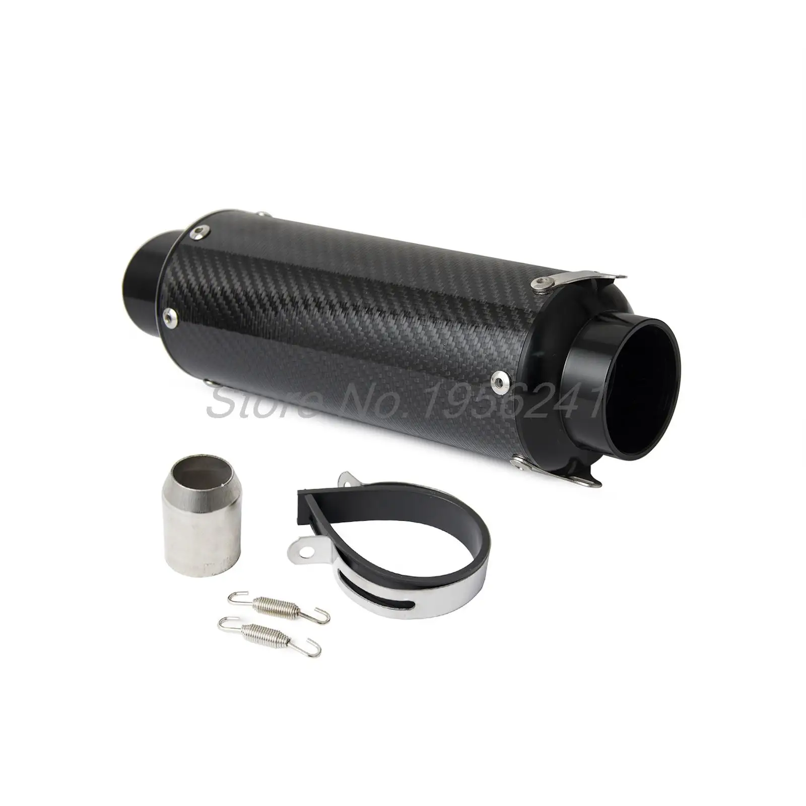 51mm Slip-On Pipe Carbon Fiber Exhaust Muffler For 125CC-200CC 250CC 300CC 350CC 450CC Etc Street Sport Racing Motorcycles | Автомобили и