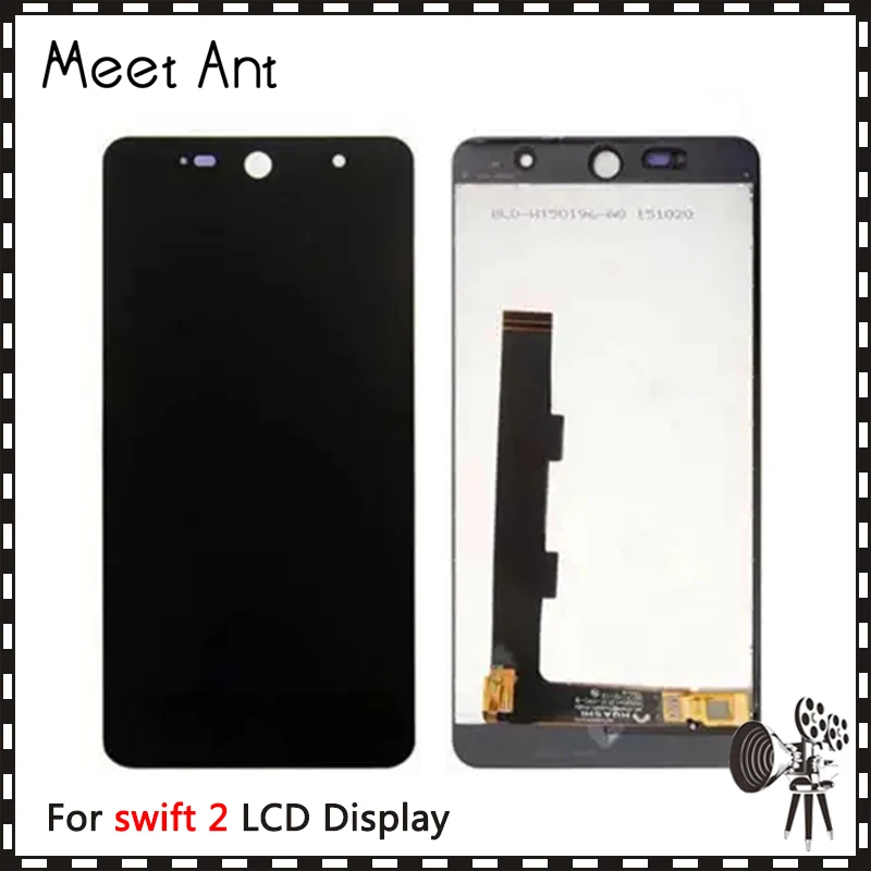 Высококачественный ЖК-дисплей 5 0 дюйма для Wileyfox swift 2 Plus кодирующий
