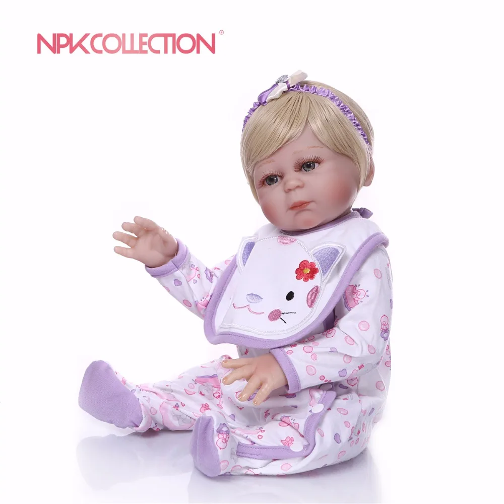 Кукла реборн NPKCOLLETION силиконовая виниловая 47 см | Игрушки и хобби