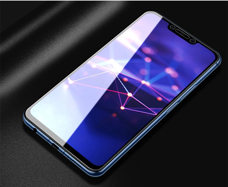 Закаленное стекло 2 шт./лот для Huawei Mate 20 Lite X Защитное экрана 9H Anti Blu-Ray | Мобильные