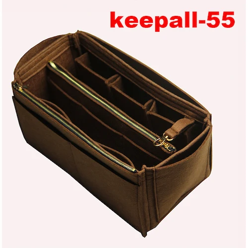 keepall-55 Neverfull Speedy эксклюзивная настраиваемая сумка-Органайзер из войлока, сумка-Органайзер(w/съемный карман на молнии), вставка для подгузников - Цвет: keepall-55