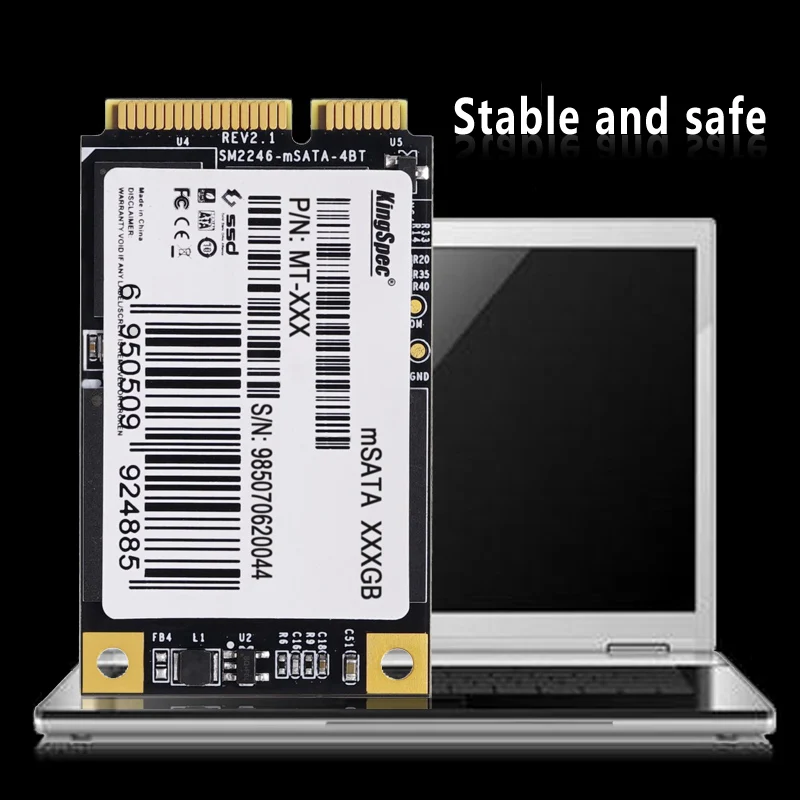Жесткий диск Kingspec внутренний SATAIII mSATA SSD 256 ГБ 128 Гб 64 32 16 MLC флэш-накопитель HD