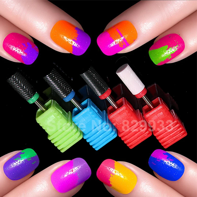 4 шт. керамические фрезы для маникюра и педикюра|manicure pedicure|electric manicure pedicurenail tools |