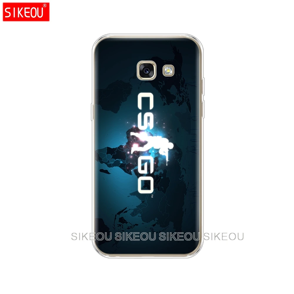 Силиконовый чехол для телефона Samsung Galaxy A8 2018 A3 A310 A5 A510 A7 2016 2017 Counter Strike cs go |