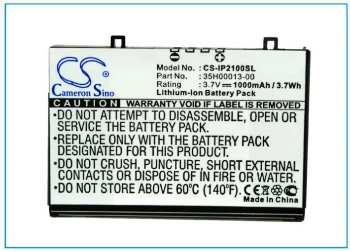 Аккумулятор Cameron Sino 1000 мАч для HP iPAQ 2100 2210 2212 2212e 2215 h2100 h2210 h2212 h2212e h2215 PE2050x 310798 B21 311949