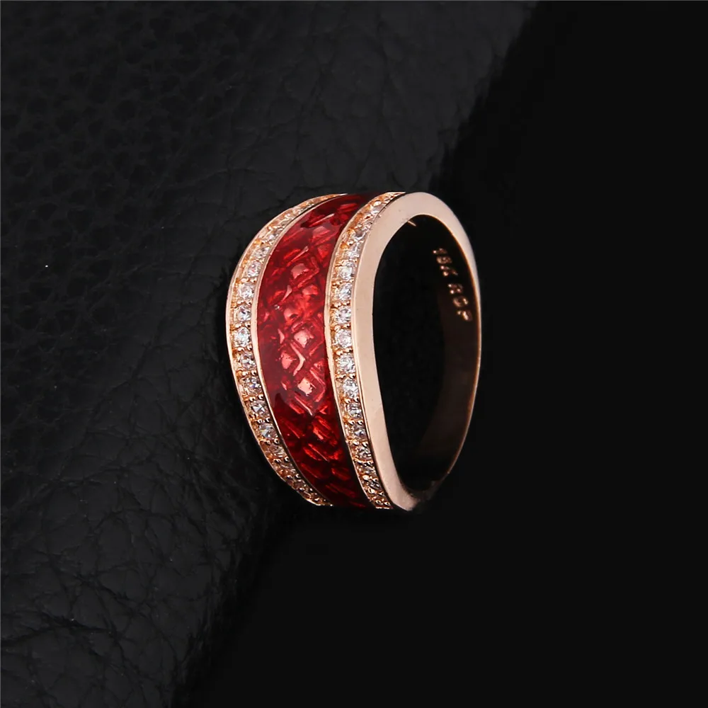 Модные ювелирные изделия обручальные кольца для женщин AAA Циркон инкрустация