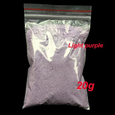 Light purple 7 20 цветов 20 г/пакет конфеты Декоративный Лак для ногтей DIY Советы Дизайн бархат стекаются Пыль порошок Маникюр бархатный порошок - Цвет: Light purple 7