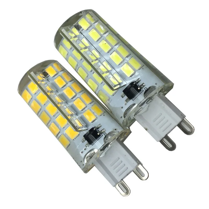 Новая супер яркая силиконовая Светодиодная лампа с регулируемой яркостью G9