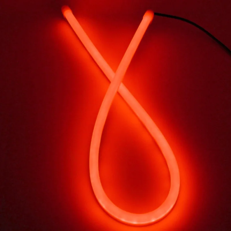 2 шт. 30 см Гибкая мягкая трубка направляющая автомобильная светодиодная лента