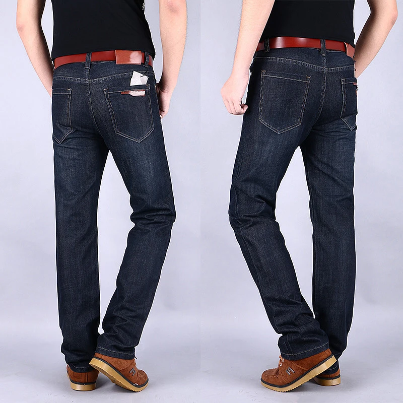 Горячие Продажи Мужчин Джинсы Высокого Качества бизнес джинсы брюки
