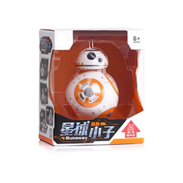 original box Звездные войны, RC BB-8 мяч Звездные войны RC фигурку BB 8 дроид робот 2,4G дистанционное управление Управление интеллигентая(ый) робот BB8 модель подарок игрушка для малыша - Цвет: original box