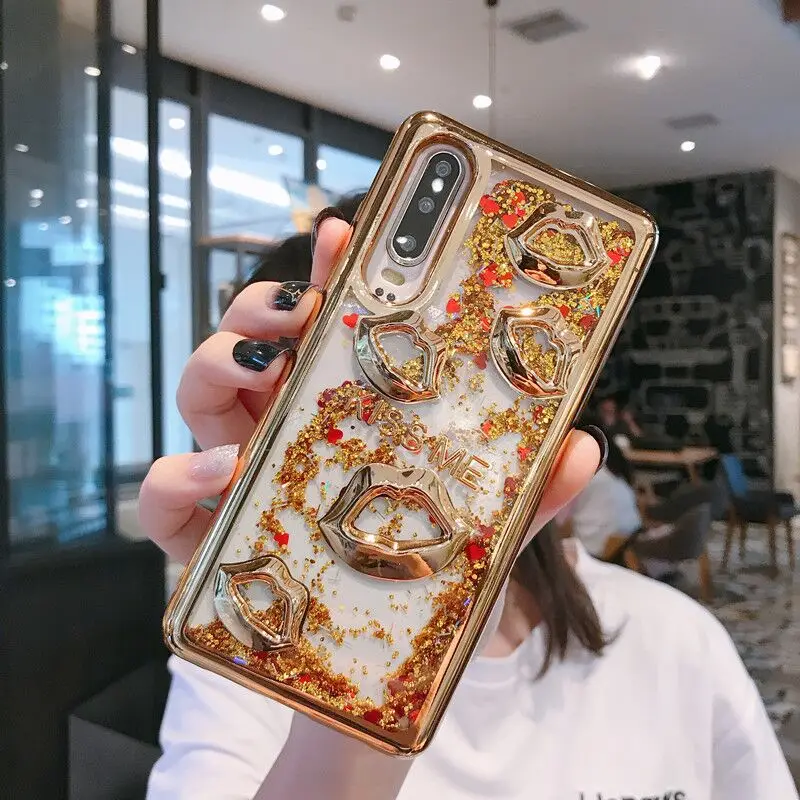Чехол для Samsung galxy S10 Lite Жидкий чехол с блестками и зыбучим песком Plus |