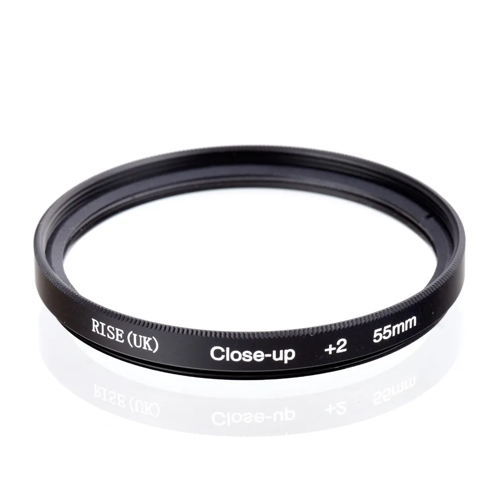 RISE (Великобритания) 55 мм крупный план + 2 макрофильтра объектива для камеры Nikon Canon