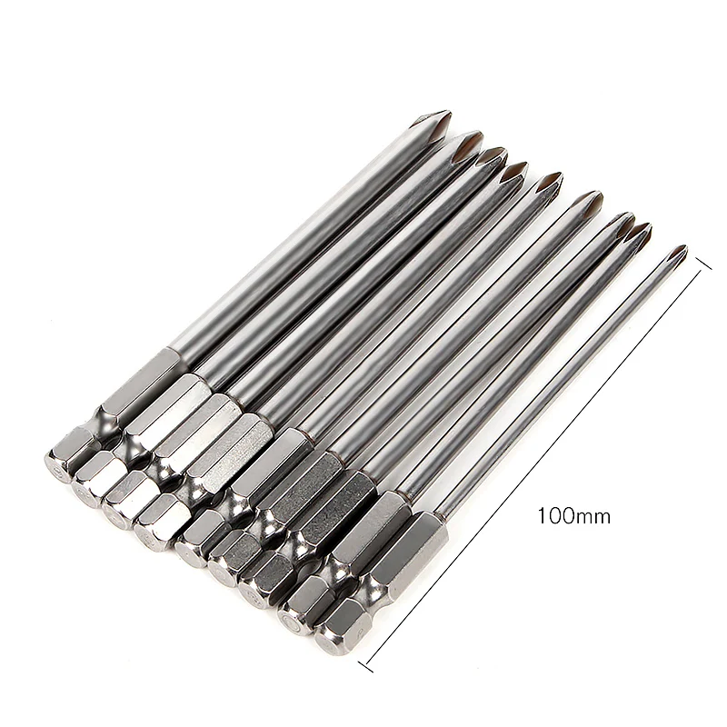 9 шт. набор магнитных насадок для дрели 100 мм|screwdriver set bits|screwdriver sethand tools |