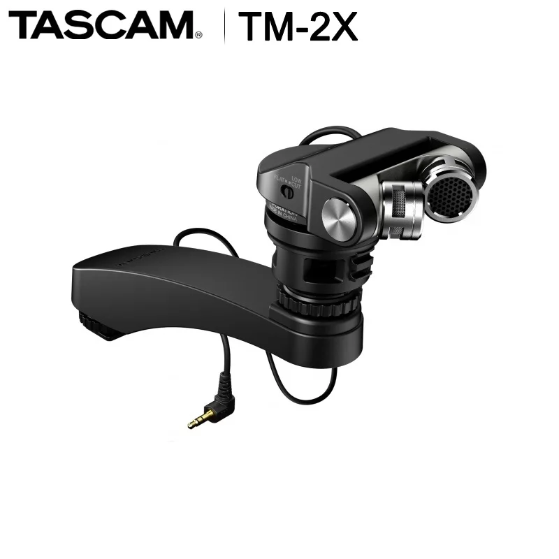 Оригинальный стереомикрофон TASCAM для SLR камер с микрофоном функцией TM 2X|Микрофоны|