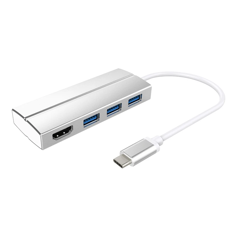 Amkle USB C 3 1 Type к HDMI адаптер Male Female 1080P 4K видео конвертер для Macbook Pro 0 HUB |