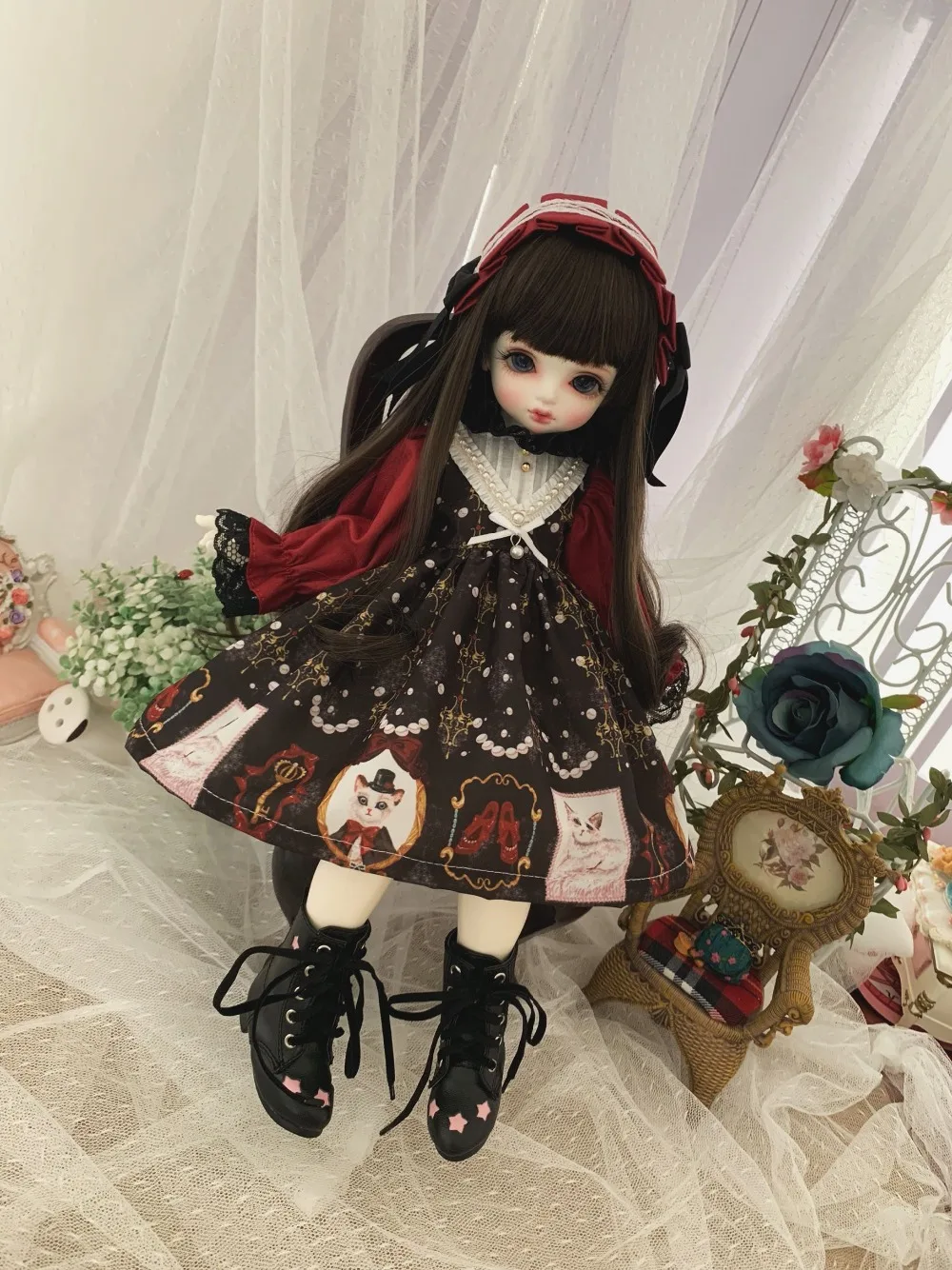1/4 MSD BJD кукла леди платье Одежда для 1/4 1/6 BJD платье для BJD куклы игрушки аксессуары
