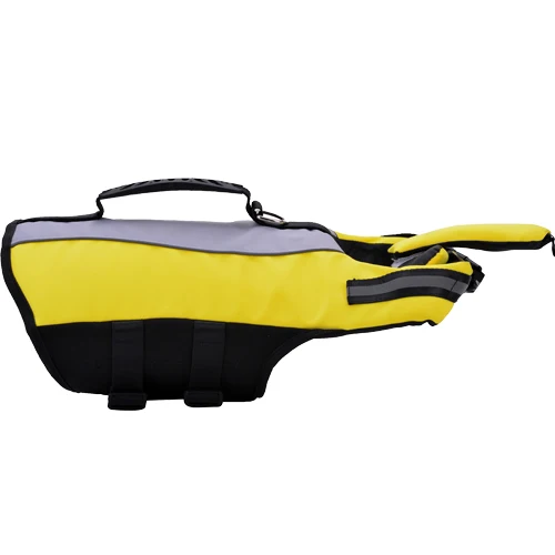 Yellow Dresspet для животных, одежда для собак, супер плавучесть 3м Reflective купальник с корректируемым размером жилет Лето защитный одежда для купания для домашних животных - Цвет: Yellow